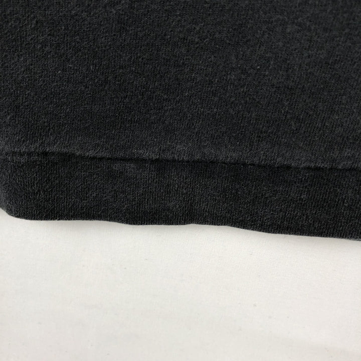 90'S Fruit of the Loom logo print T-shirt, made in USA, men's size M equivalent, vintage. cotton black type Vintage Second Hand