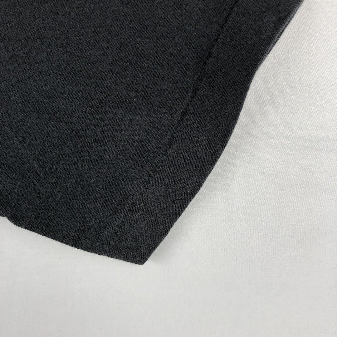 90'S Fruit of the Loom logo print T-shirt, made in USA, men's size M equivalent, vintage. cotton black type Vintage Second Hand