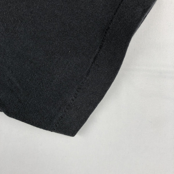 90'S Fruit of the Loom logo print T-shirt, made in USA, men's size M equivalent, vintage. cotton black type Vintage Second Hand
