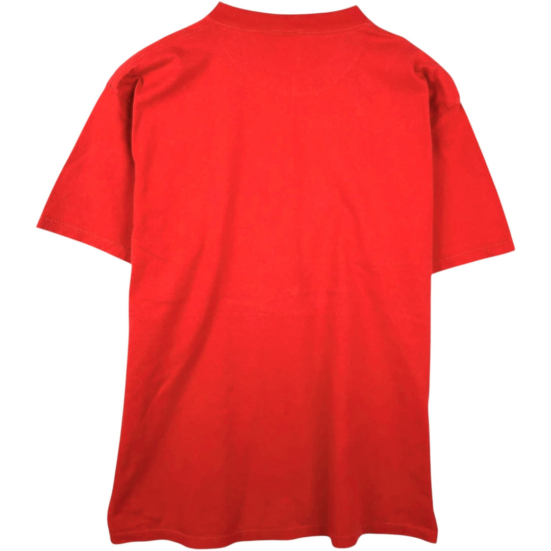 90'S Logo 7 MLB New York Yankees Logo Print T-Shirt, Men's Size XL (approx.), Vintage cotton red type Vintage Second Hand
