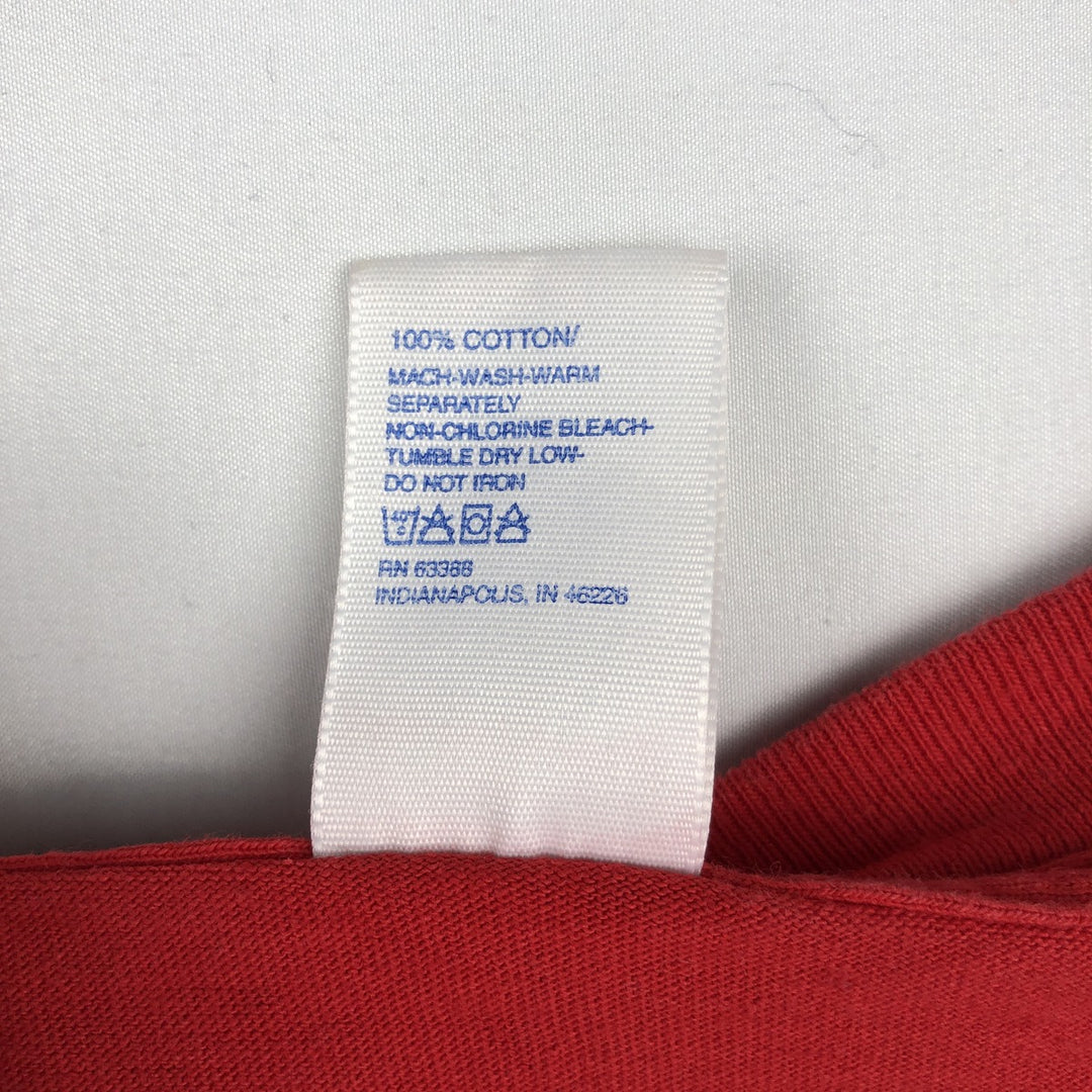 90'S Logo 7 MLB New York Yankees Logo Print T-Shirt, Men's Size XL (approx.), Vintage cotton red type Vintage Second Hand