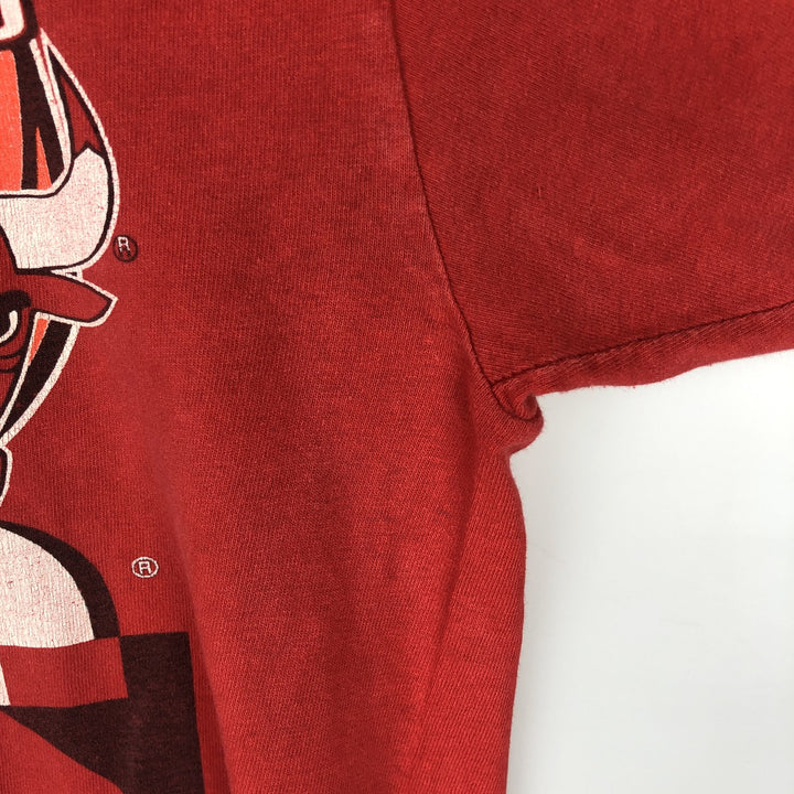 90'S NBA Chicago Bulls sports print T-shirt, men's size L equivalent, vintage. unclear red type Vintage Second Hand