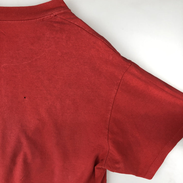 90'S NBA Chicago Bulls sports print T-shirt, men's size L equivalent, vintage. unclear red type Vintage Second Hand
