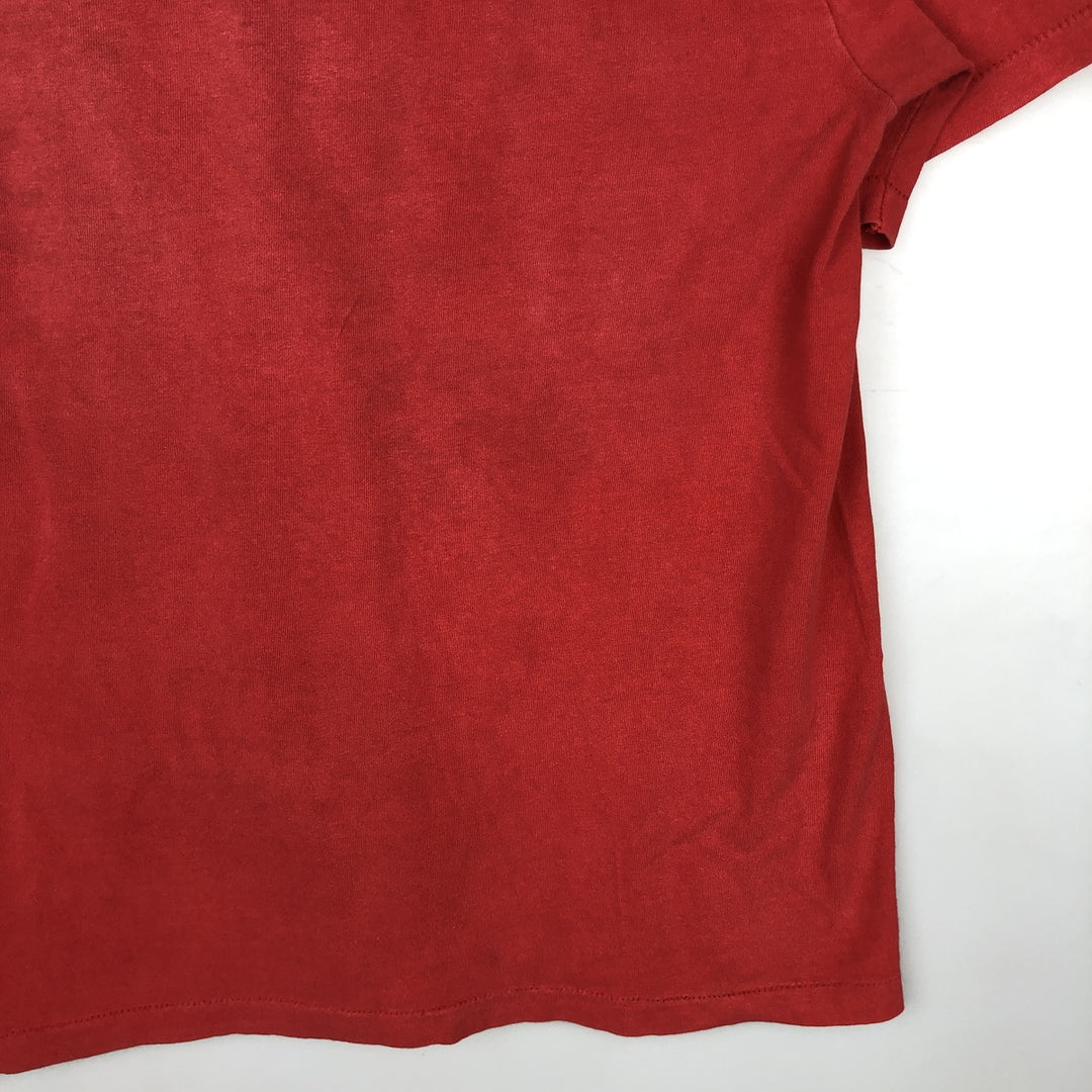 90'S NBA Chicago Bulls sports print T-shirt, men's size L equivalent, vintage. unclear red type Vintage Second Hand