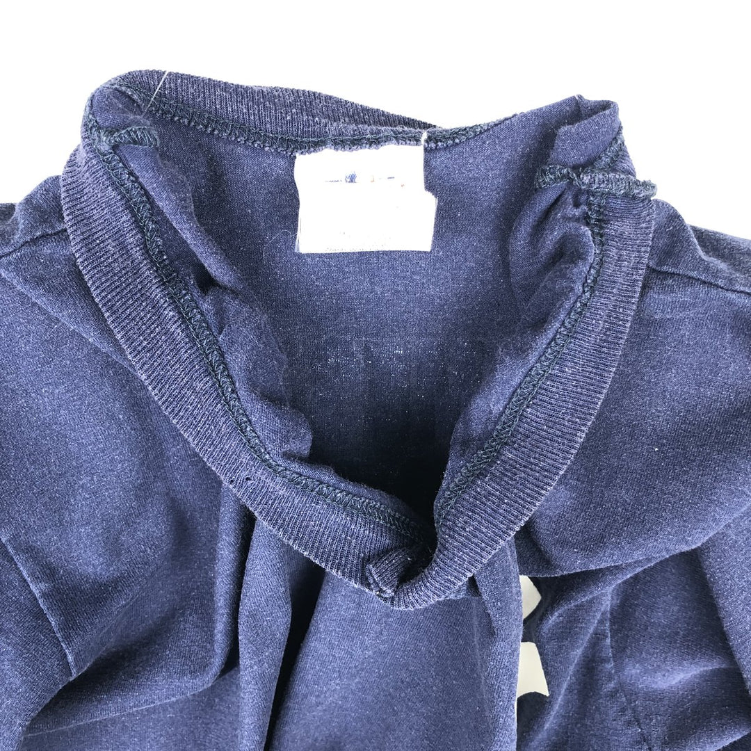 90s-00'S Majestic MLB New York Yankees V-neck T-shirt, Men's XL equivalent, Vintage cotton navy blue type Vintage Second Hand