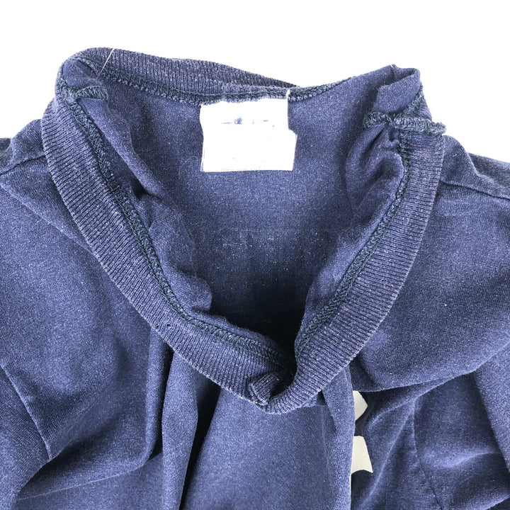 90s-00'S Majestic MLB New York Yankees V-neck T-shirt, Men's XL equivalent, Vintage cotton navy blue type Vintage Second Hand