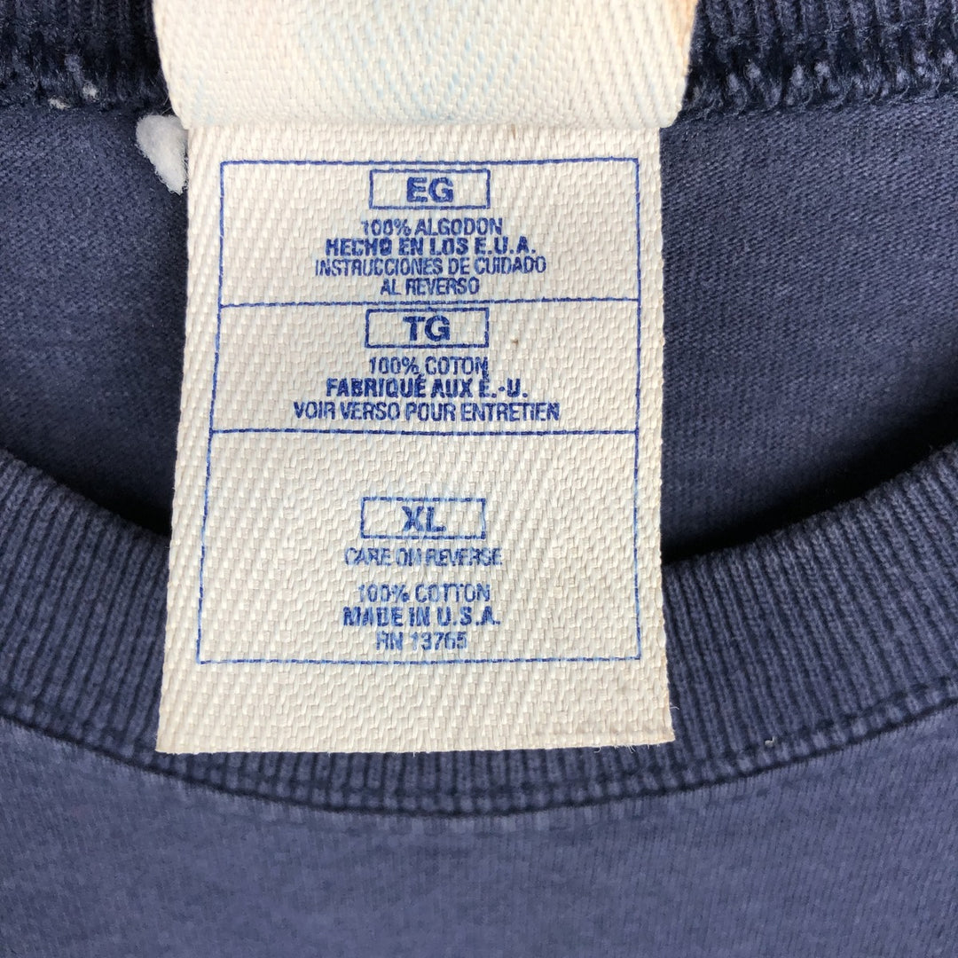 90'S PRO PLAYER MLB New York Yankees Derek Jeter Sports T-Shirt, Made in USA, Men's XL equivalent, Vintage cotton navy blue type Vintage Second Hand
