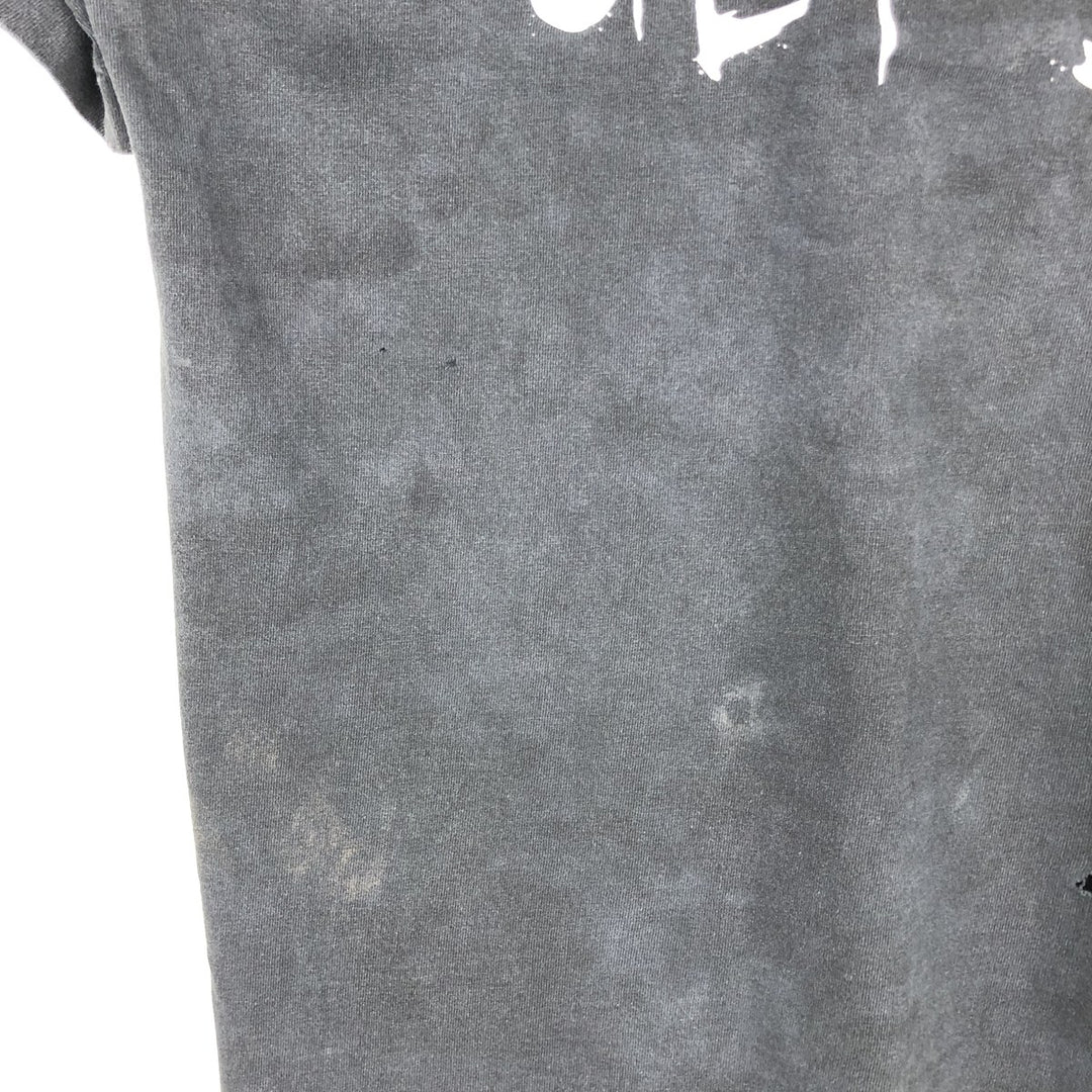 90'S WWF ATTITUDE Pro Wrestling Sports Print T-Shirt, Men's Size L (approx.) unclear black type Vintage Second Hand