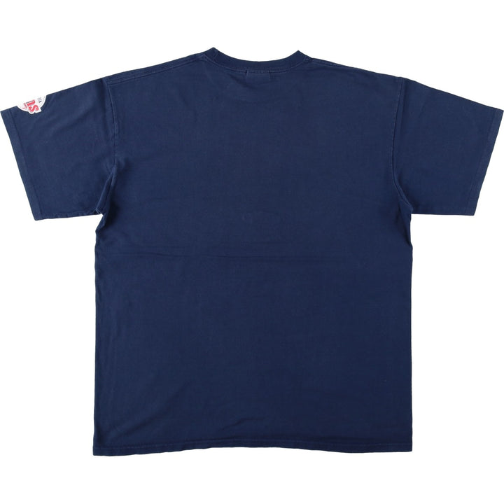 00'S Nike Sports Print T-shirt Men's Size L cotton navy blue type Vintage Second Hand