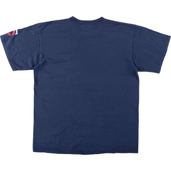 2000'S Nike Team MLB Minnesota Twins sports print T-shirt, men's size L (approx.) cotton navy blue type Vintage Second Hand