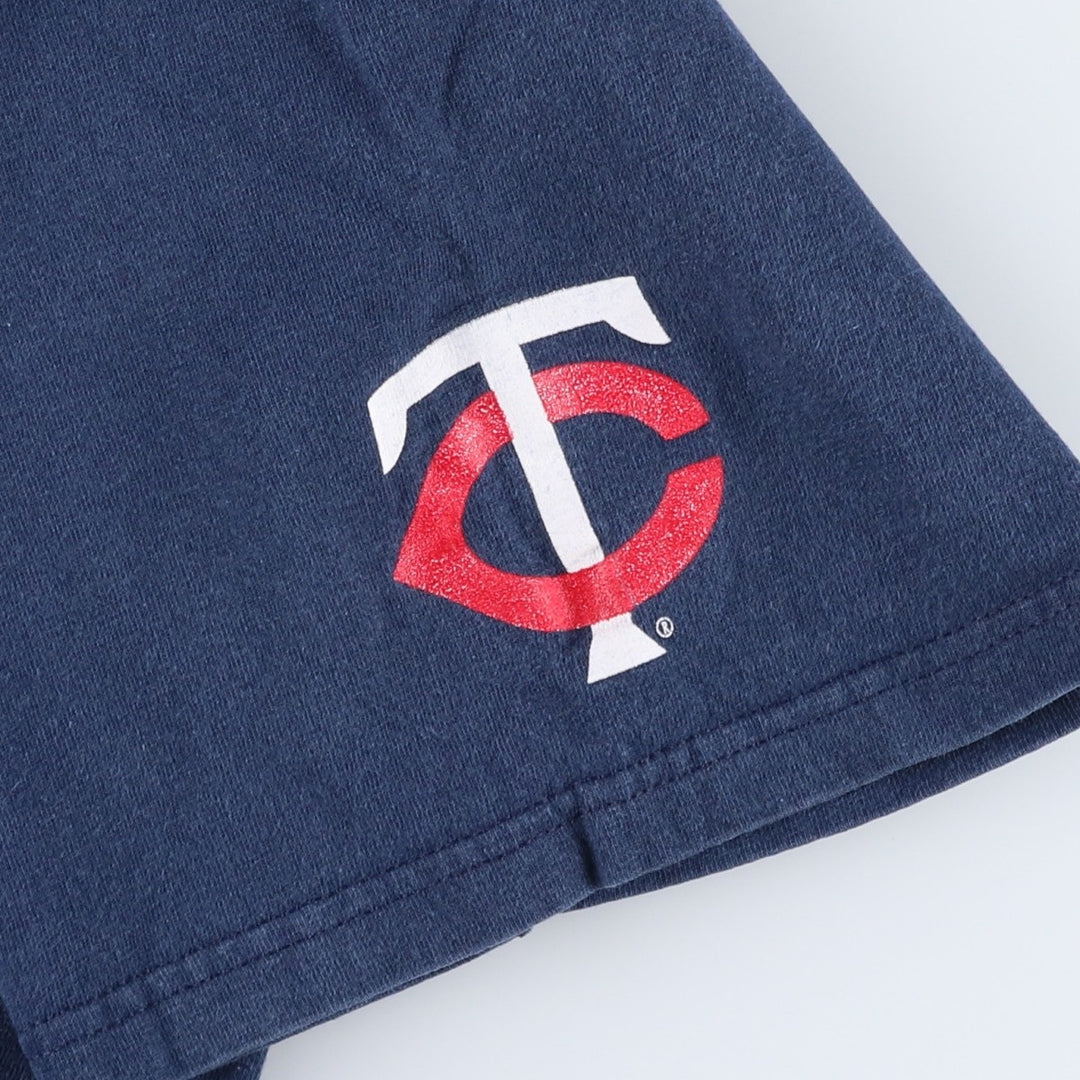 2000'S Nike Team MLB Minnesota Twins sports print T-shirt, men's size L (approx.) cotton navy blue type Vintage Second Hand