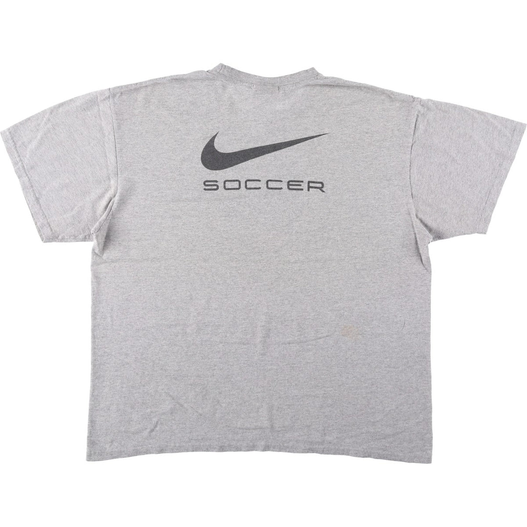 00'S Nike Sports Print T-shirt Men's Size L cotton gray type Vintage Second Hand