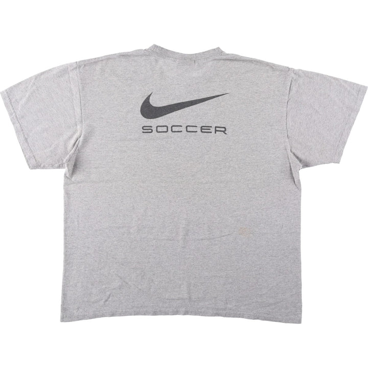 00'S Nike Sports Print T-shirt Men's Size L cotton gray type Vintage Second Hand