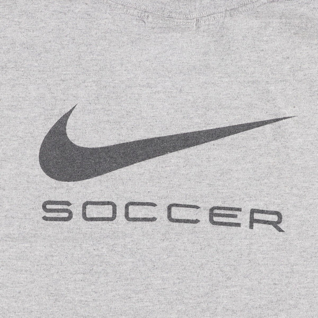 00'S Nike Sports Print T-shirt Men's Size L cotton gray type Vintage Second Hand