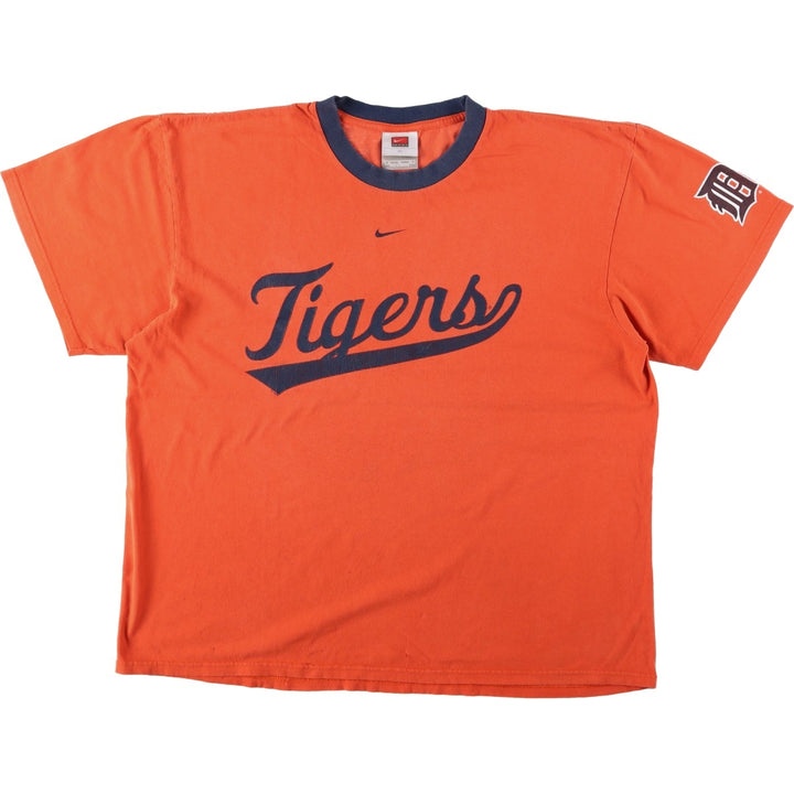 Nike Team MLB Detroit Tigers sports print T-shirt, men's size XL (approx.) cotton orange type Vintage Second Hand