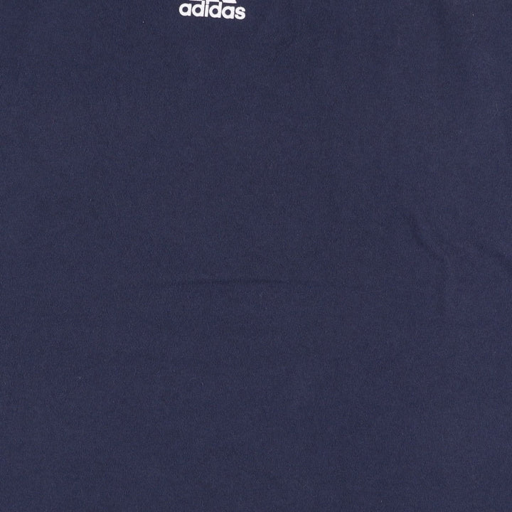 2000'S Adidas MLB New York Yankees sports print T-shirt, Made in USA, Men's XL equivalent. cotton navy blue type Vintage Second Hand