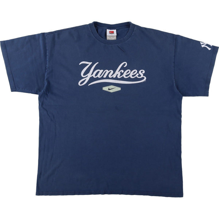2000'S Nike Team Sports Print T-Shirt, Men's Size XL (approx.) cotton navy blue type Vintage Second Hand