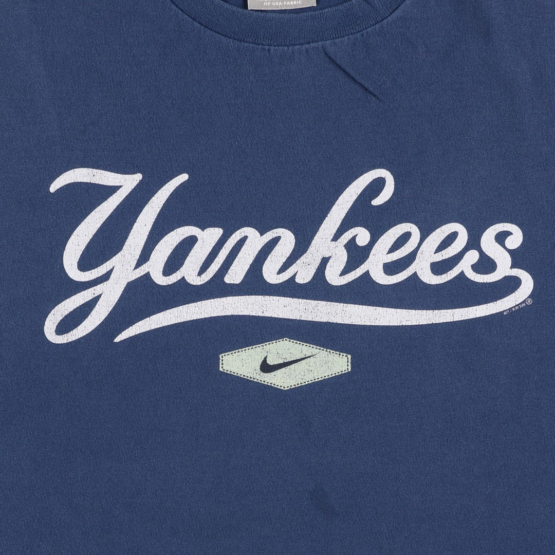 2000'S Nike Team Sports Print T-Shirt, Men's Size XL (approx.) cotton navy blue type Vintage Second Hand