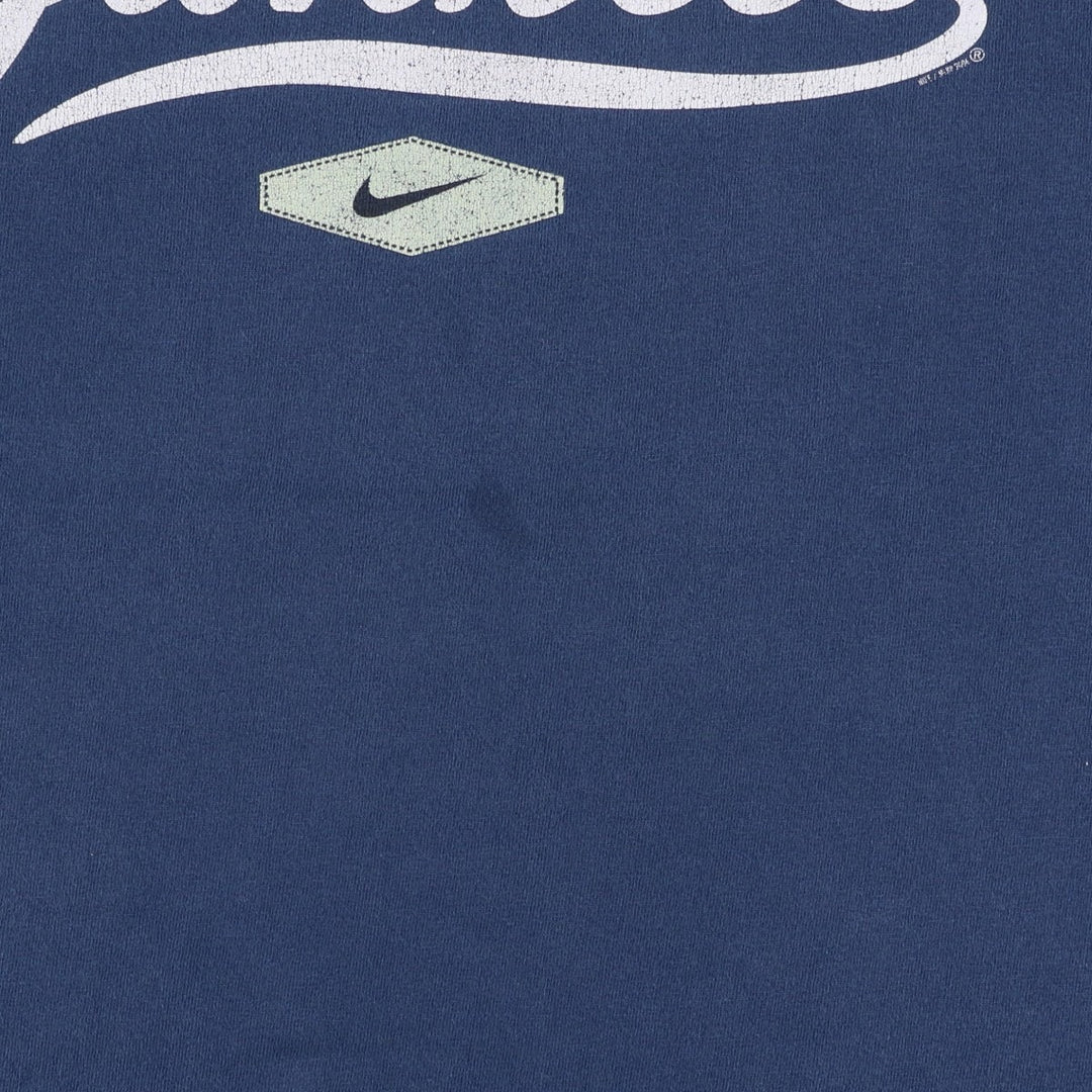 2000'S Nike Team Sports Print T-Shirt, Men's Size XL (approx.) cotton navy blue type Vintage Second Hand