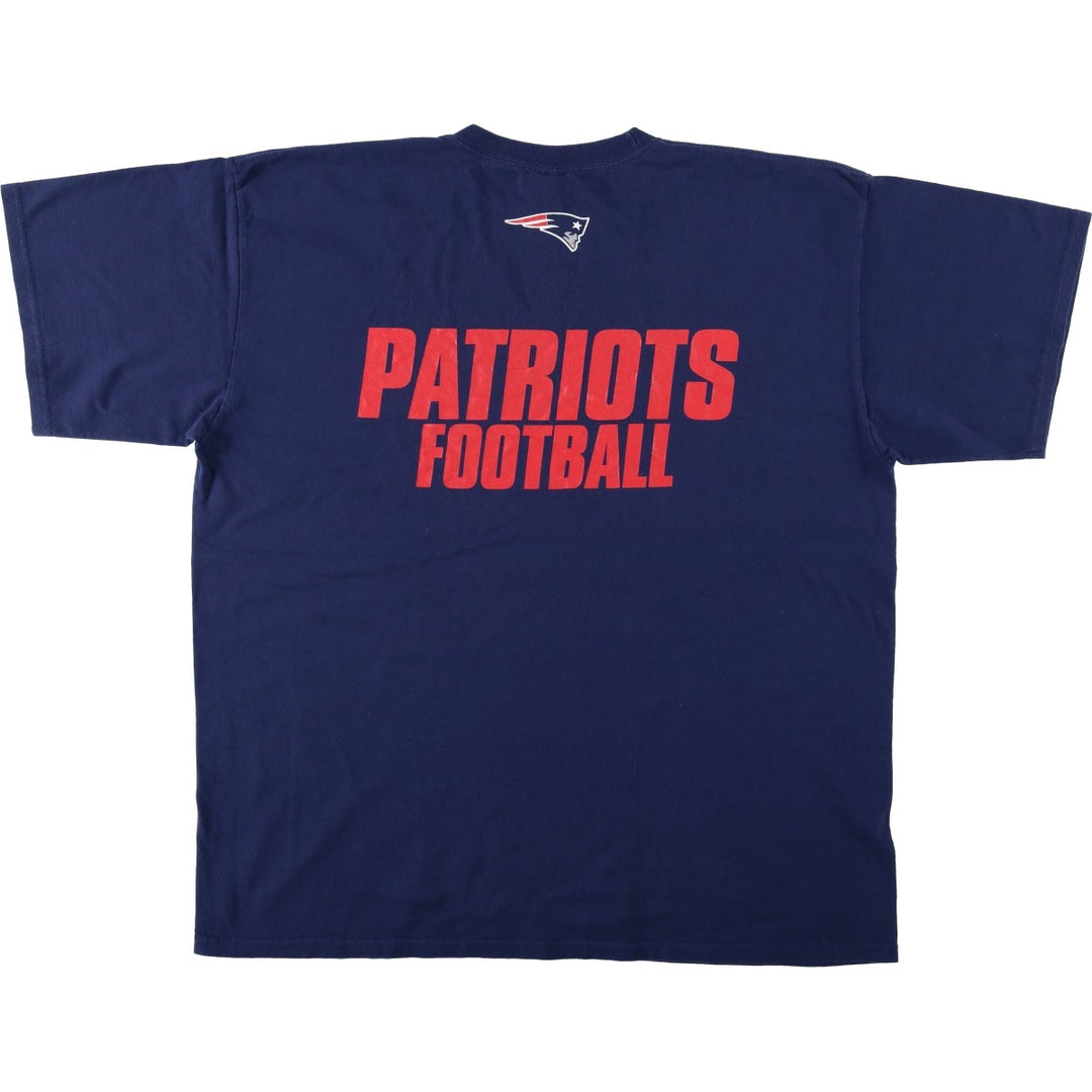 90s-00'S Nike Team Logo T-Shirt, Made in USA, Men's Size XL (approx.), NFL New England Patriots, Vintage. cotton navy blue type Vintage Second Hand