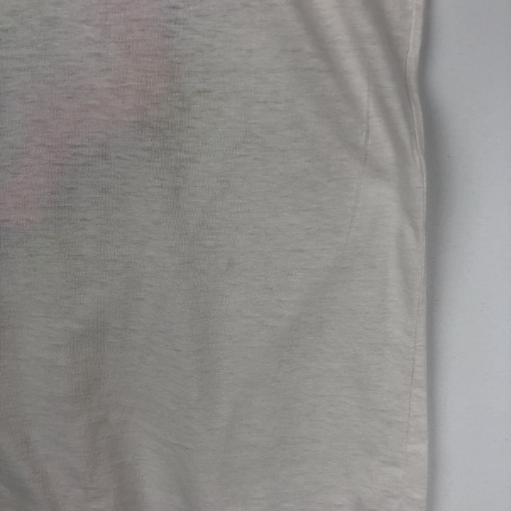 90'S Peace Sign Print T-Shirt, Men's Size L (approx.), Vintage cotton white type Vintage Second Hand