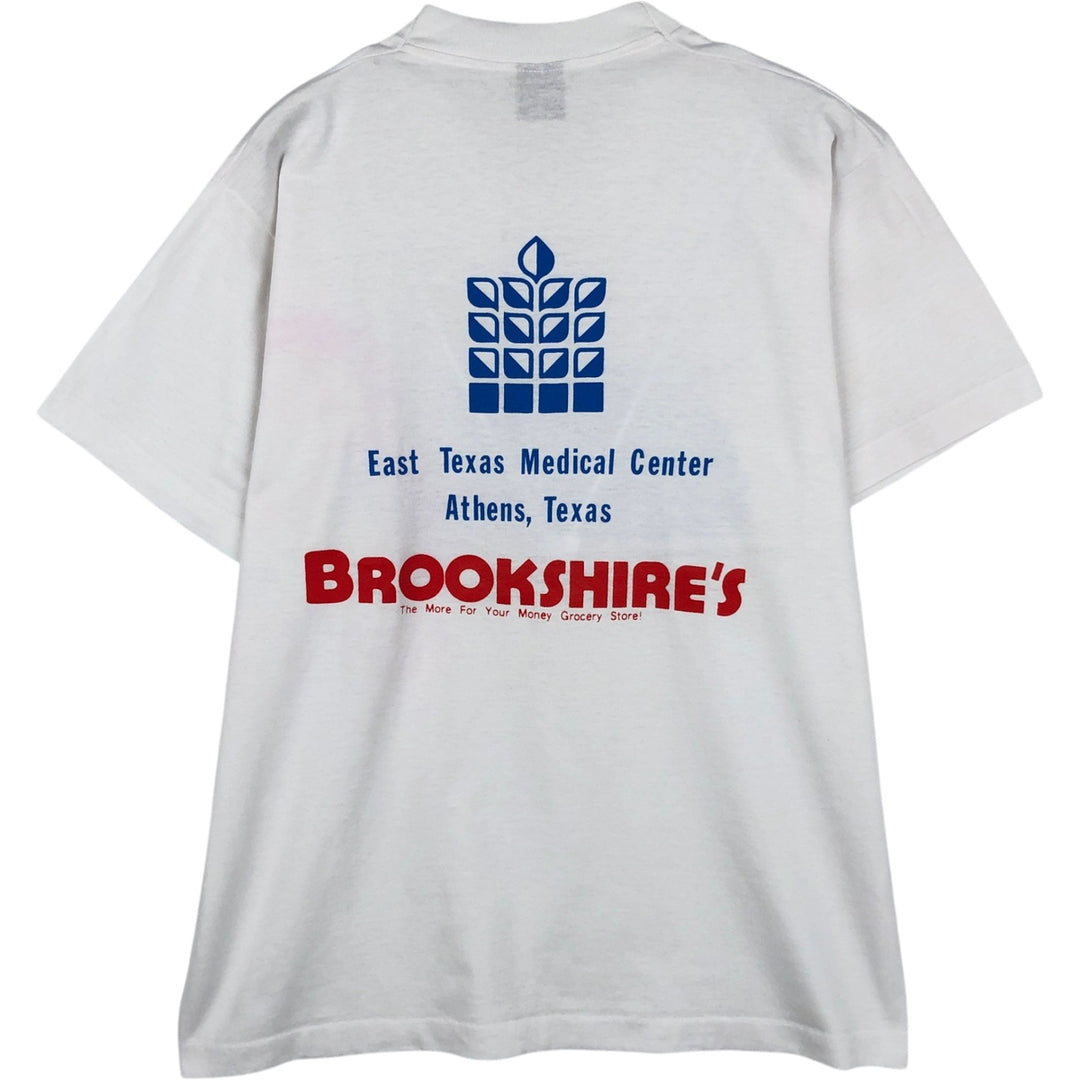 Screen Stars printed T-shirt, made in USA, men's size XL equivalent, vintage. cotton white type Vintage Second Hand