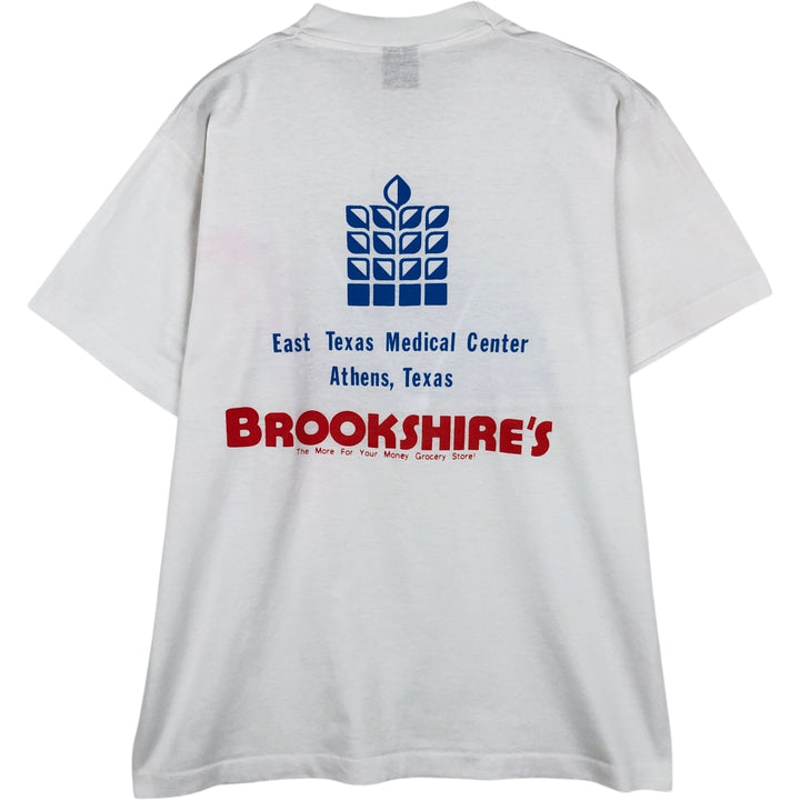 Screen Stars printed T-shirt, made in USA, men's size XL equivalent, vintage. cotton white type Vintage Second Hand