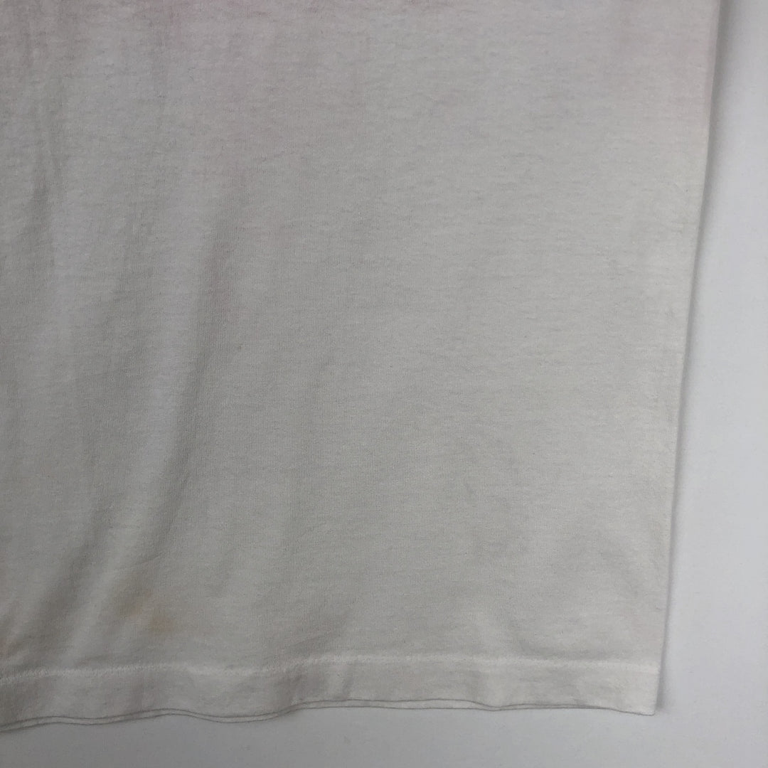 Screen Stars printed T-shirt, made in USA, men's size XL equivalent, vintage. cotton white type Vintage Second Hand