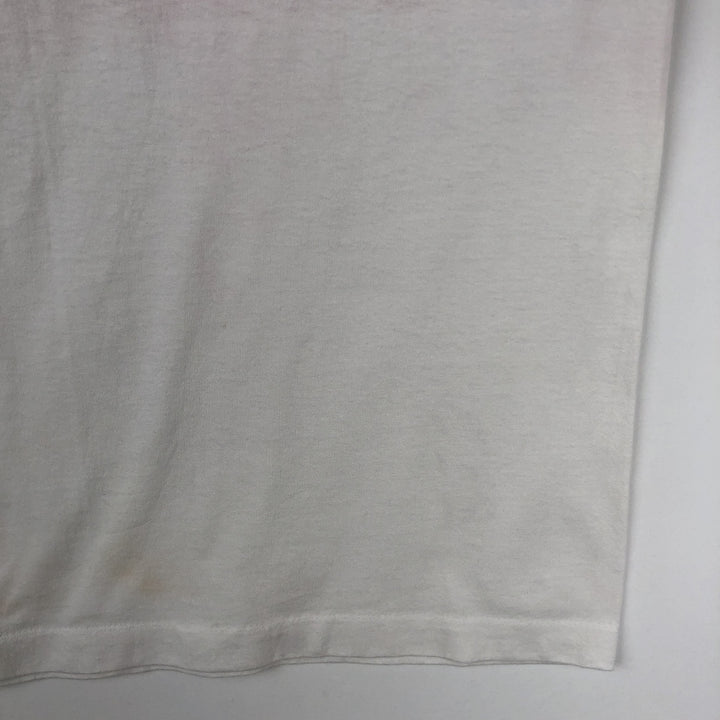 Screen Stars printed T-shirt, made in USA, men's size XL equivalent, vintage. cotton white type Vintage Second Hand