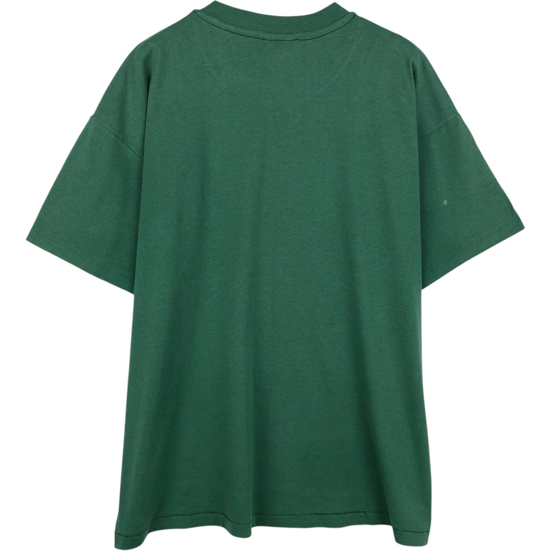 90'S Hanes HEAVYWEIGHT 50 cotton green type Vintage Second Hand