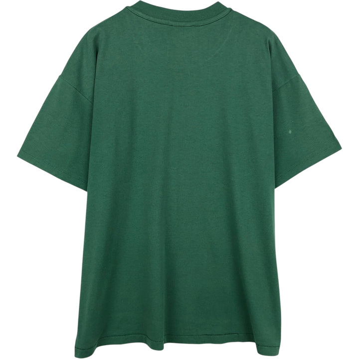 90'S Hanes HEAVYWEIGHT 50 cotton green type Vintage Second Hand