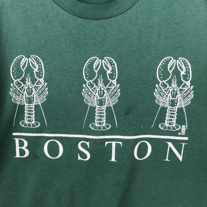 90'S Hanes HEAVYWEIGHT 50 cotton green type Vintage Second Hand