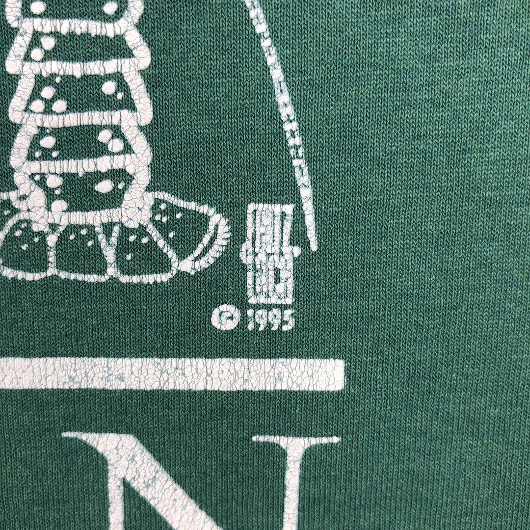 90'S Hanes HEAVYWEIGHT 50 cotton green type Vintage Second Hand