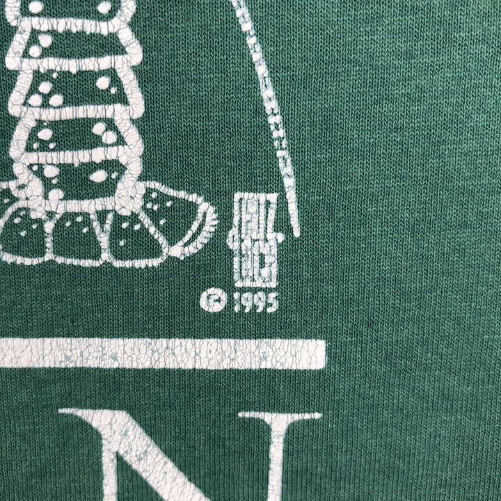 90'S Hanes HEAVYWEIGHT 50 cotton green type Vintage Second Hand