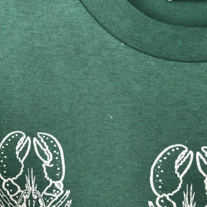 90'S Hanes HEAVYWEIGHT 50 cotton green type Vintage Second Hand