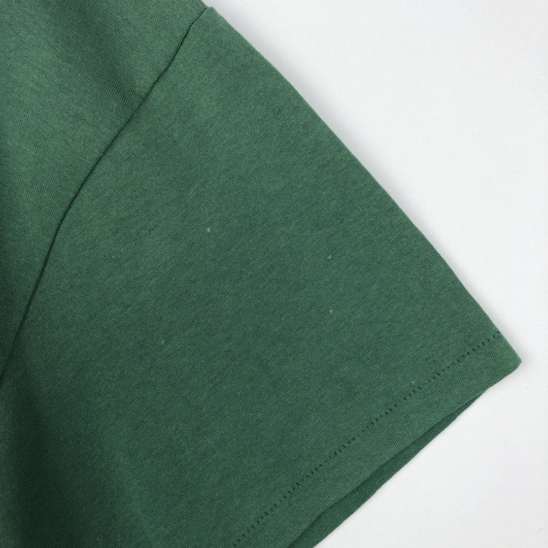 90'S Hanes HEAVYWEIGHT 50 cotton green type Vintage Second Hand