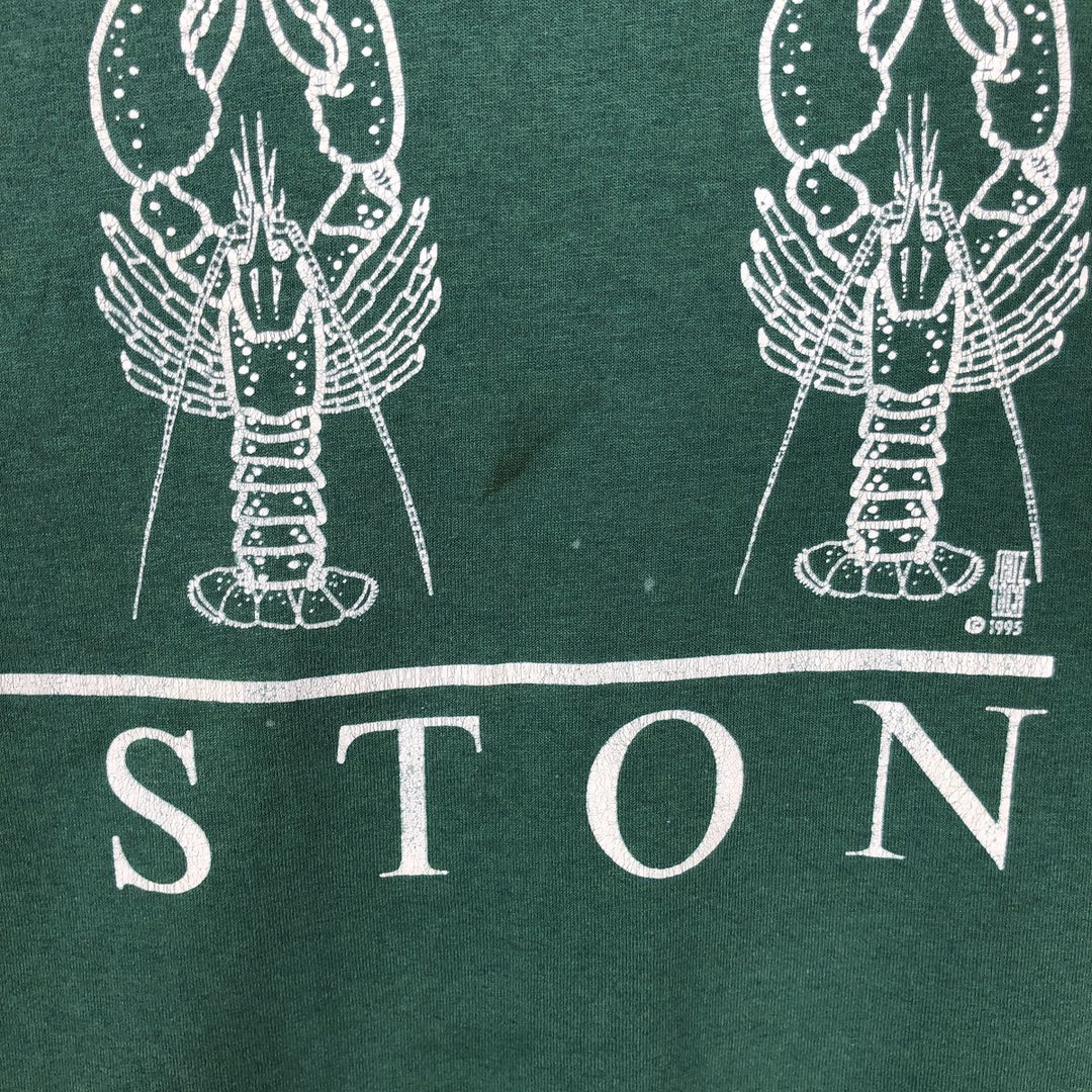 90'S Hanes HEAVYWEIGHT 50 cotton green type Vintage Second Hand