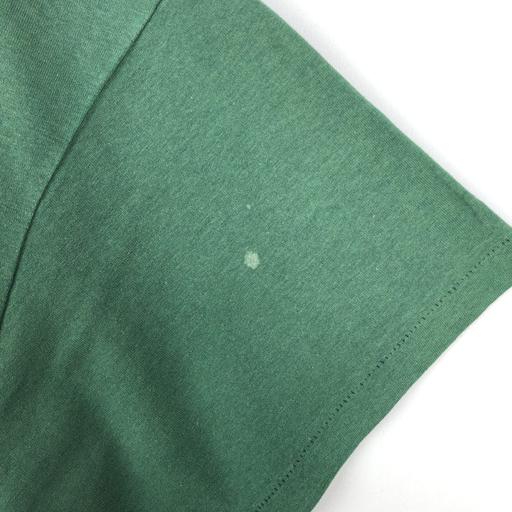 90'S Hanes HEAVYWEIGHT 50 cotton green type Vintage Second Hand