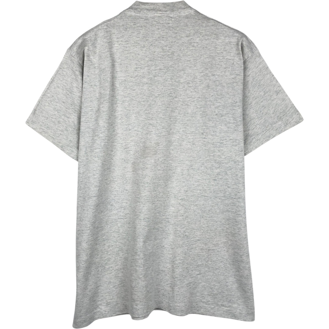 90'S Fruit of the Loom PUKE and SNOT Print T-Shirt, Made in USA, Men's Size L (approx.), Vintage cotton gray type Vintage Second Hand