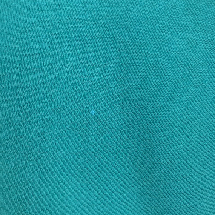 80'S Hanes FAMOUS POTATOES Print T-Shirt, Made in USA, Men's Size XL (approx.) cotton turquoise blue Vintage Second Hand