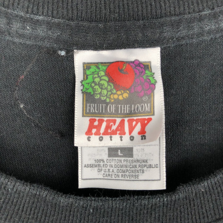 2000'S Fruit of the Loom JESUS CHRIST SUPERSTAR Print T-Shirt, Men's Size L (approx.) cotton black type Vintage Second Hand