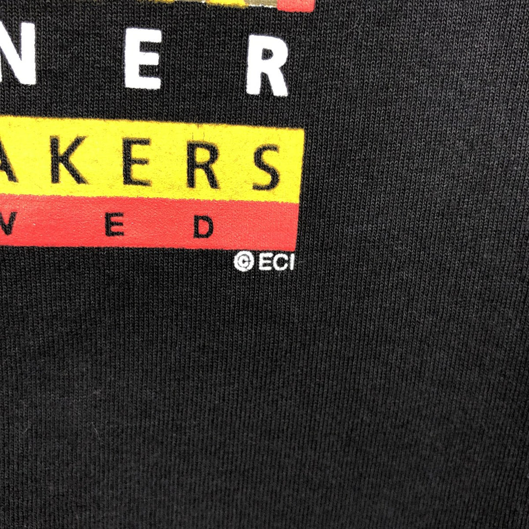 90'S Examiner Bay to Breakers Print T-Shirt, Made in USA, Men's Size L (Equivalent), Vintage cotton black type Vintage Second Hand