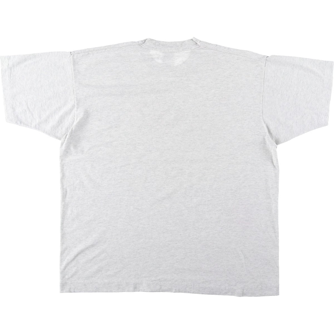 90'S Fruit of the Loom Best Message Print T-Shirt Made in USA Men's XL Vintage cotton gray type Vintage Second Hand