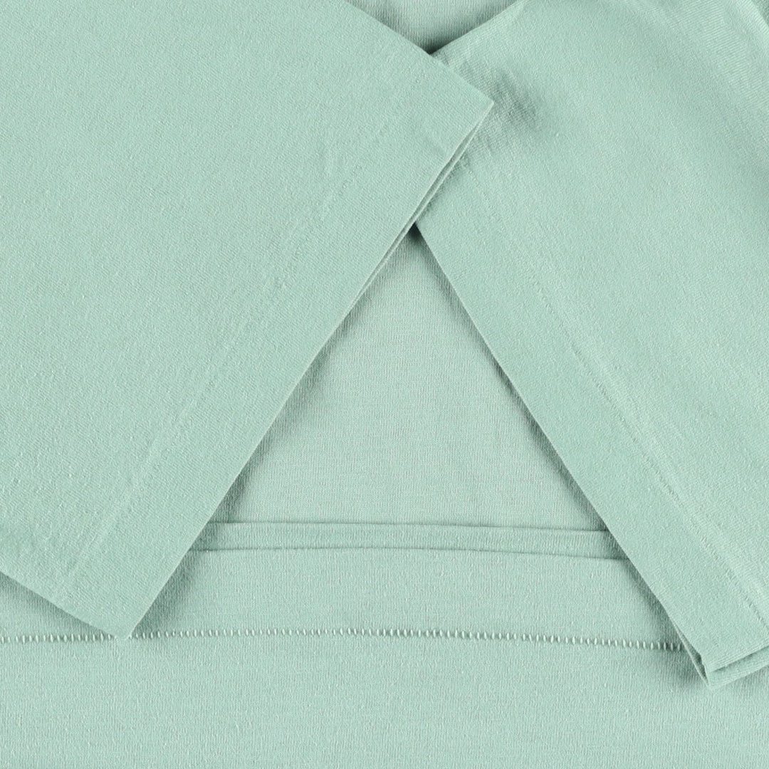 90'S Fruit of the Loom Best Message Print T-Shirt Made in USA Men's XL Vintage cotton Mint green Vintage Second Hand