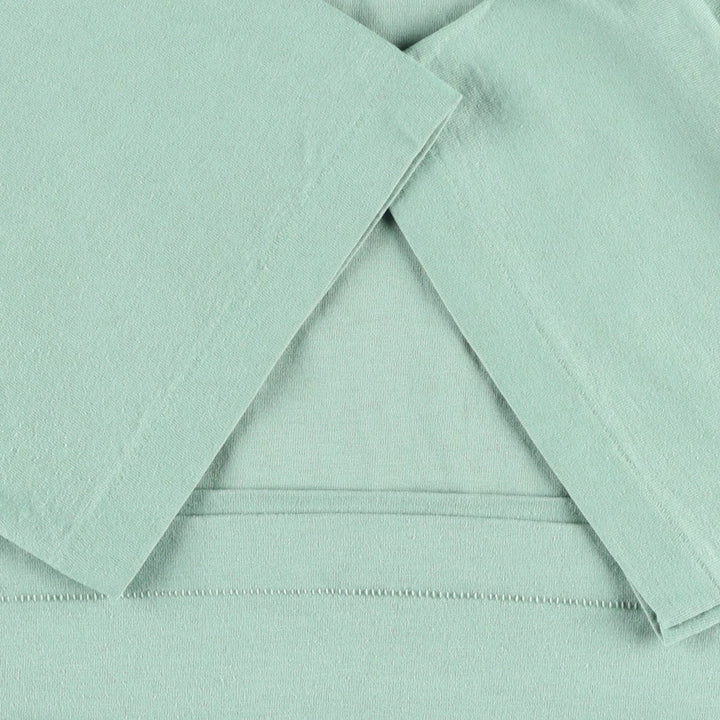 90'S Fruit of the Loom Best Message Print T-Shirt Made in USA Men's XL Vintage cotton Mint green Vintage Second Hand