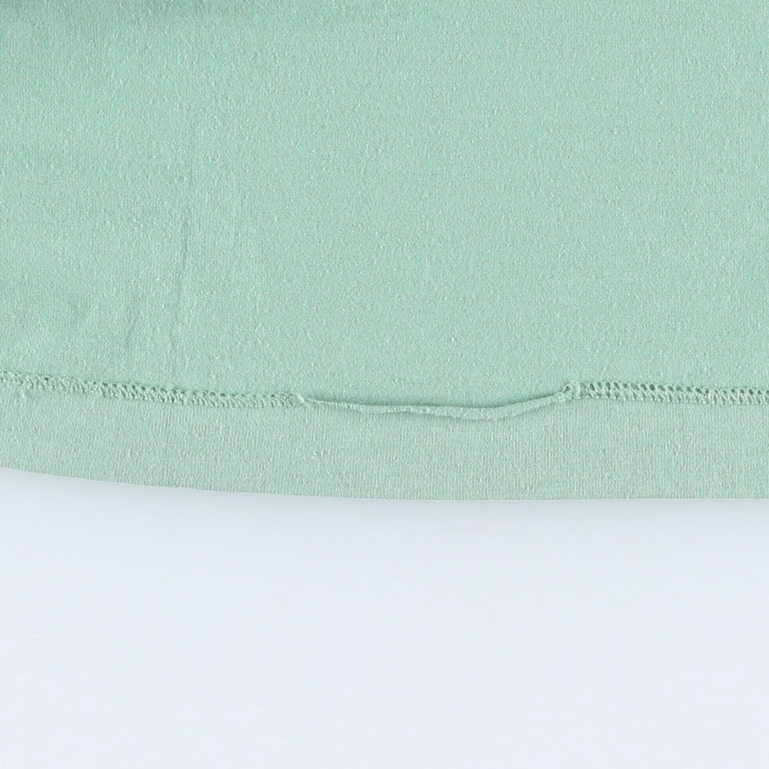90'S Fruit of the Loom Best Message Print T-Shirt Made in USA Men's XL Vintage cotton Mint green Vintage Second Hand