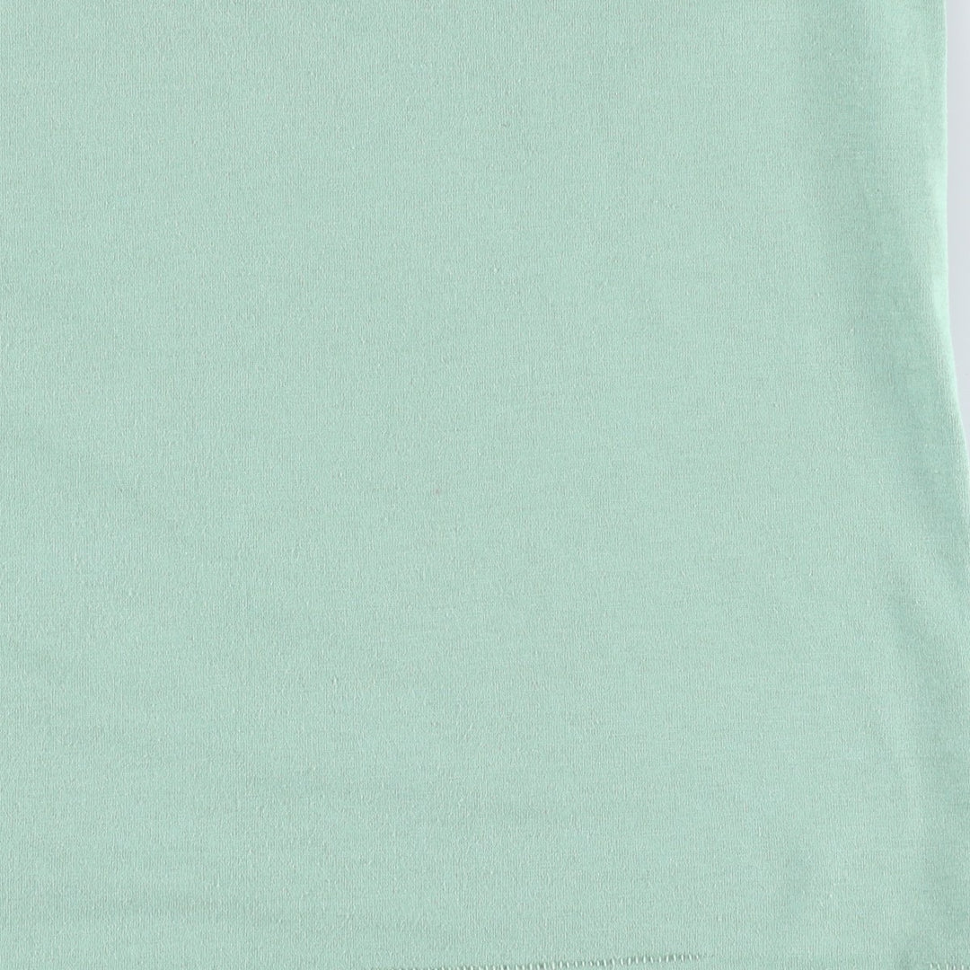 90'S Fruit of the Loom Best Message Print T-Shirt Made in USA Men's XL Vintage cotton Mint green Vintage Second Hand