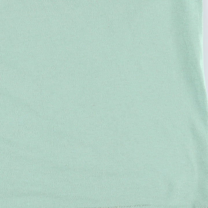 90'S Fruit of the Loom Best Message Print T-Shirt Made in USA Men's XL Vintage cotton Mint green Vintage Second Hand