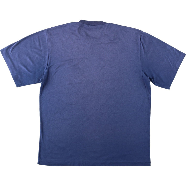 90'S GOOSES T-Shirt, Message Print T-Shirt, Men's Size M (Equivalent), Vintage polyester blue type Vintage Second Hand