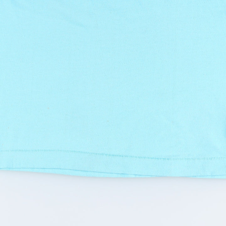 90'S Fruit of the Loom Best Duck Pattern Art T-Shirt, Made in USA, Men's XL equivalent, Vintage cotton Blue type light blue Vintage Second Hand